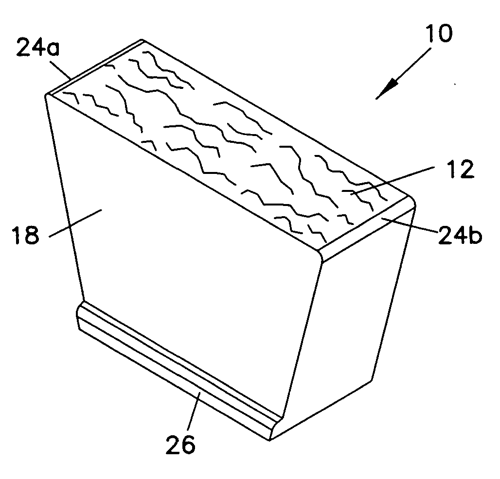 Masonry block and method of making same