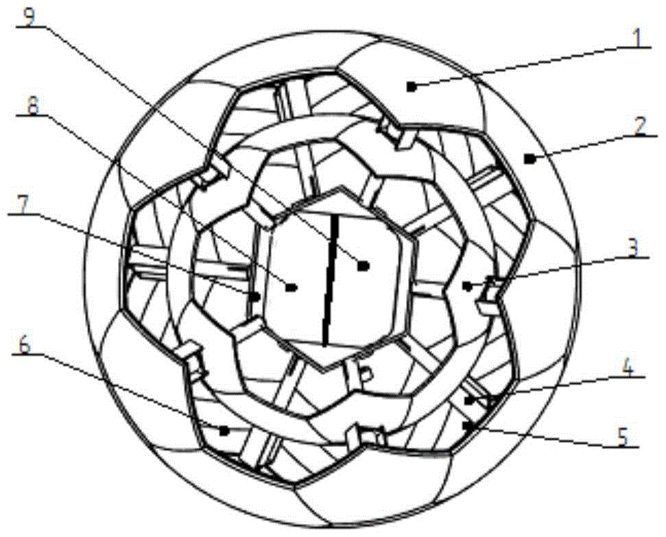 Spherical structure detection robot