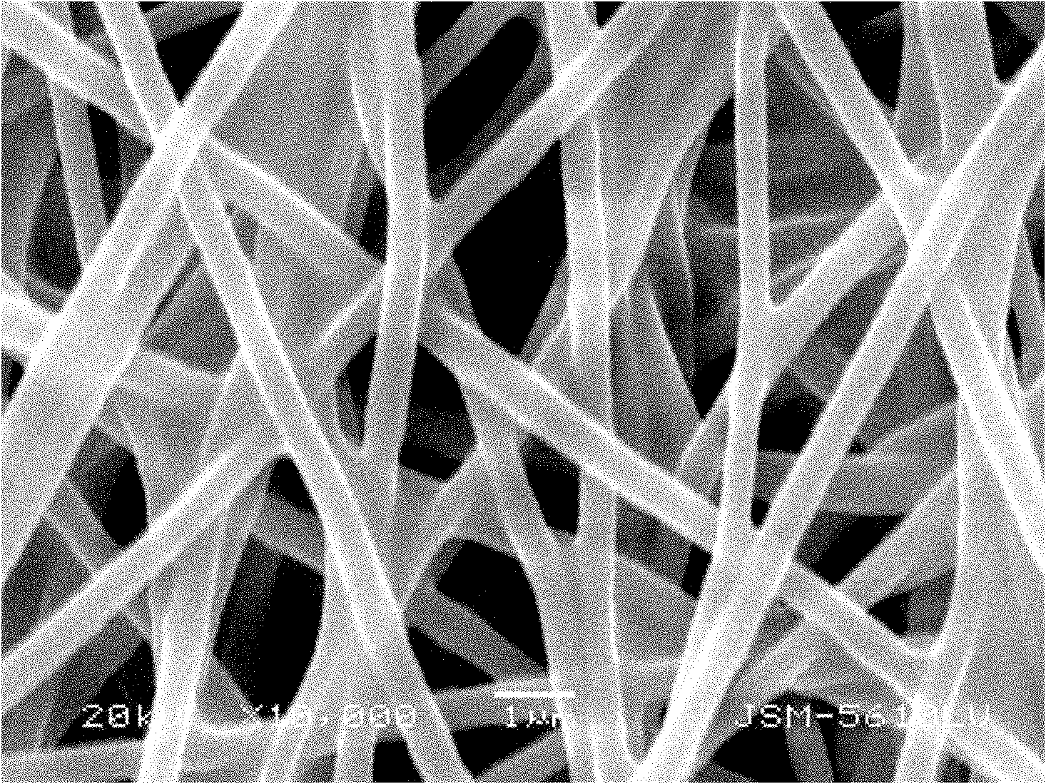 Reinforced nanofiber porous membrane and preparation method thereof