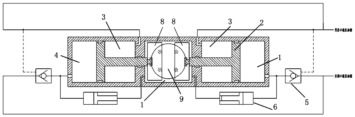 Gate blowout preventer with automatic closing position keeping function and blowout preventing method thereof