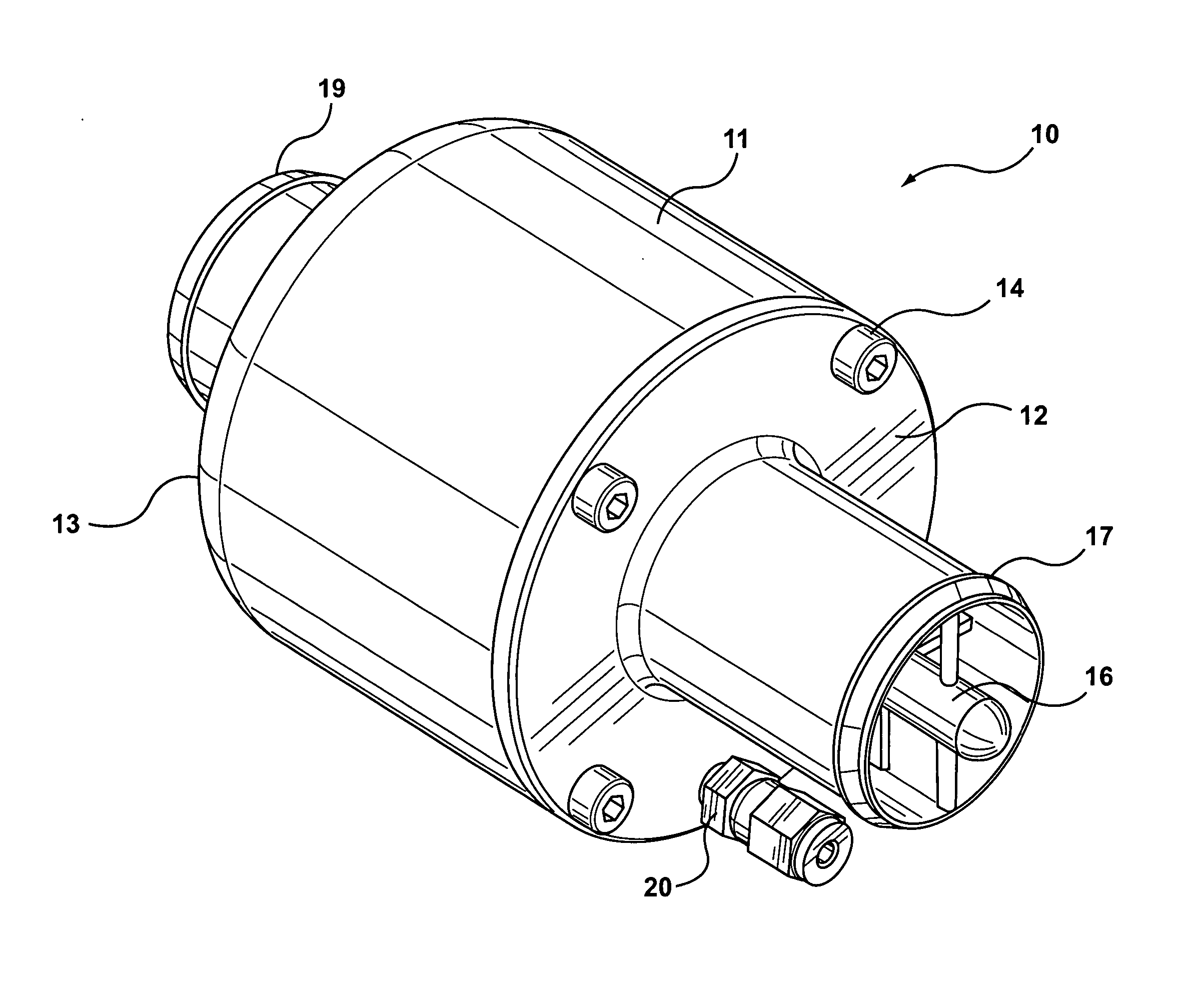 Apparatus for separating liquid from a process gas stream of an electrochemical cell stack