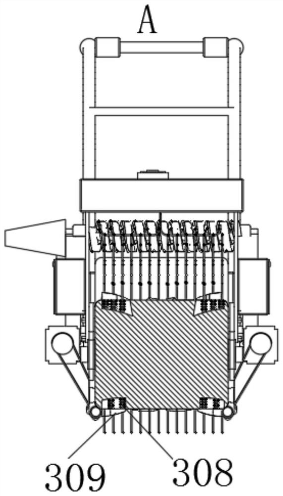 Magnetic adsorption device for stair carpet