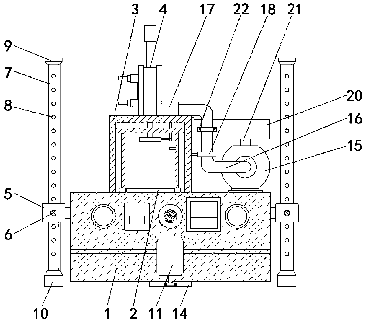 Adjustable jig used for electronic product casing machining