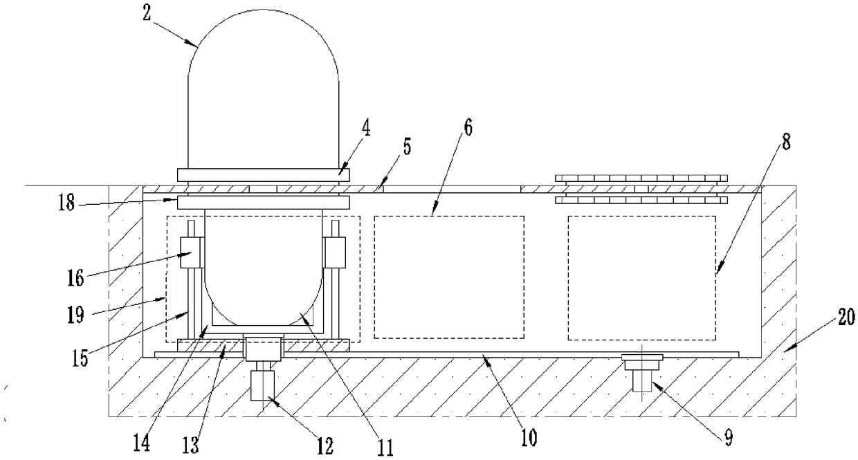 Double-station anti-gravity casting machine of large copper alloy propeller for ship