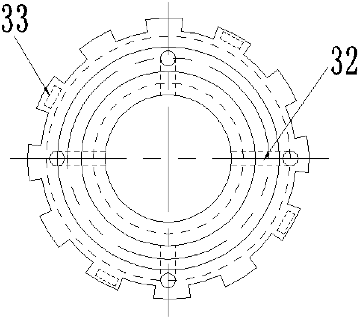 Double-station anti-gravity casting machine of large copper alloy propeller for ship