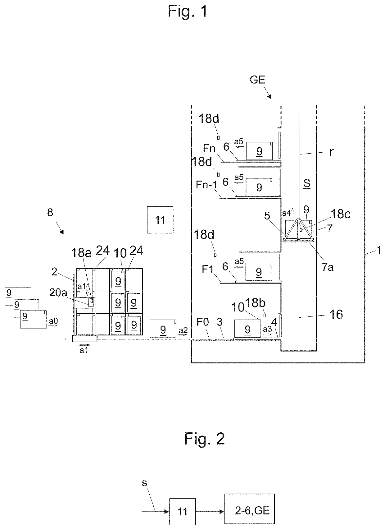 Method and elevator arrangement