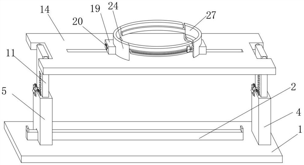 Supporting tooling for finish machining of forklift accessory sprocket seat