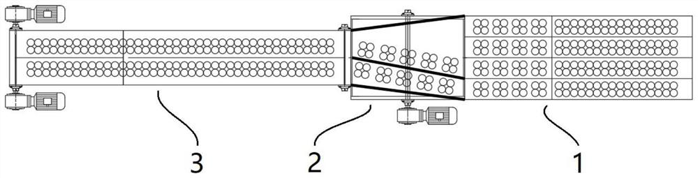 Confluence mechanism on beverage back-end secondary packaging line and intelligent control method of confluence mechanism