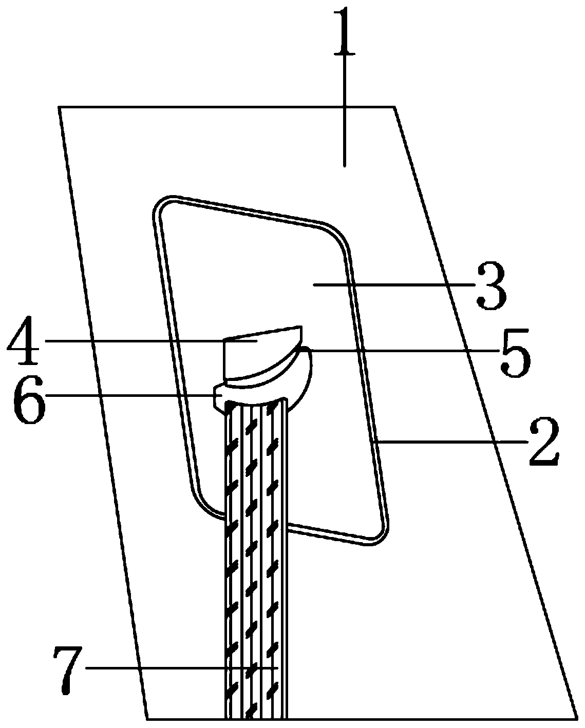 Automobile safety belt with installation position convenient to adjust