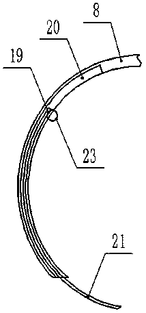 Cutting device for hard rubber plate