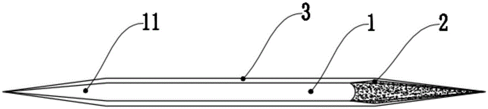 Toothpick capable of undergoing irreversible discoloration and preparation method thereof