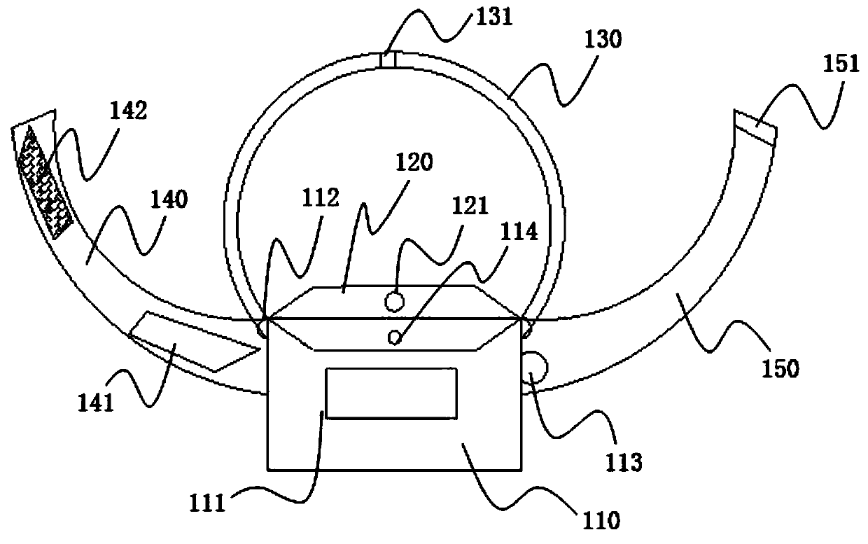 Portable oxygen therapy equipment and oxygen therapy system based on Internet of Things, and use method of oxygen therapy system