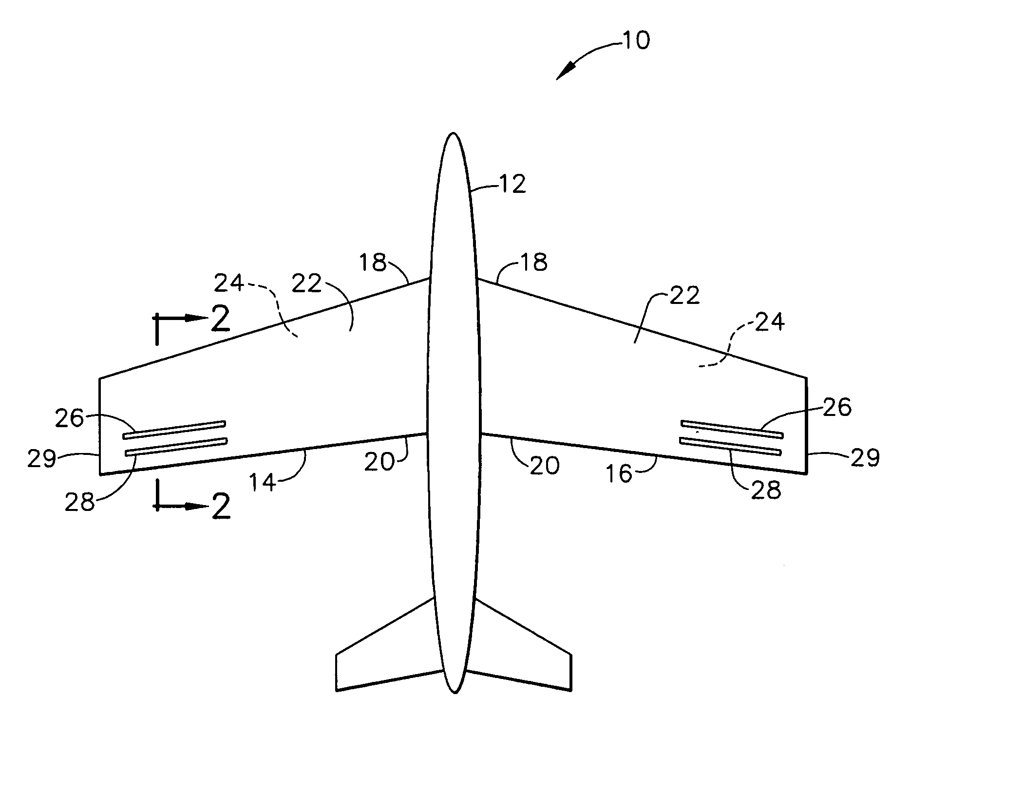 Dual point active flow control system for controlling air vehicle attitude during transonic flight