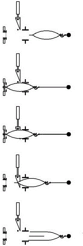 Full-automatic powder bag stabbing and cutting machine and control method thereof