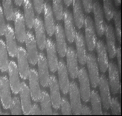 A filter cloth applied to nano barium sulfate and its weaving method