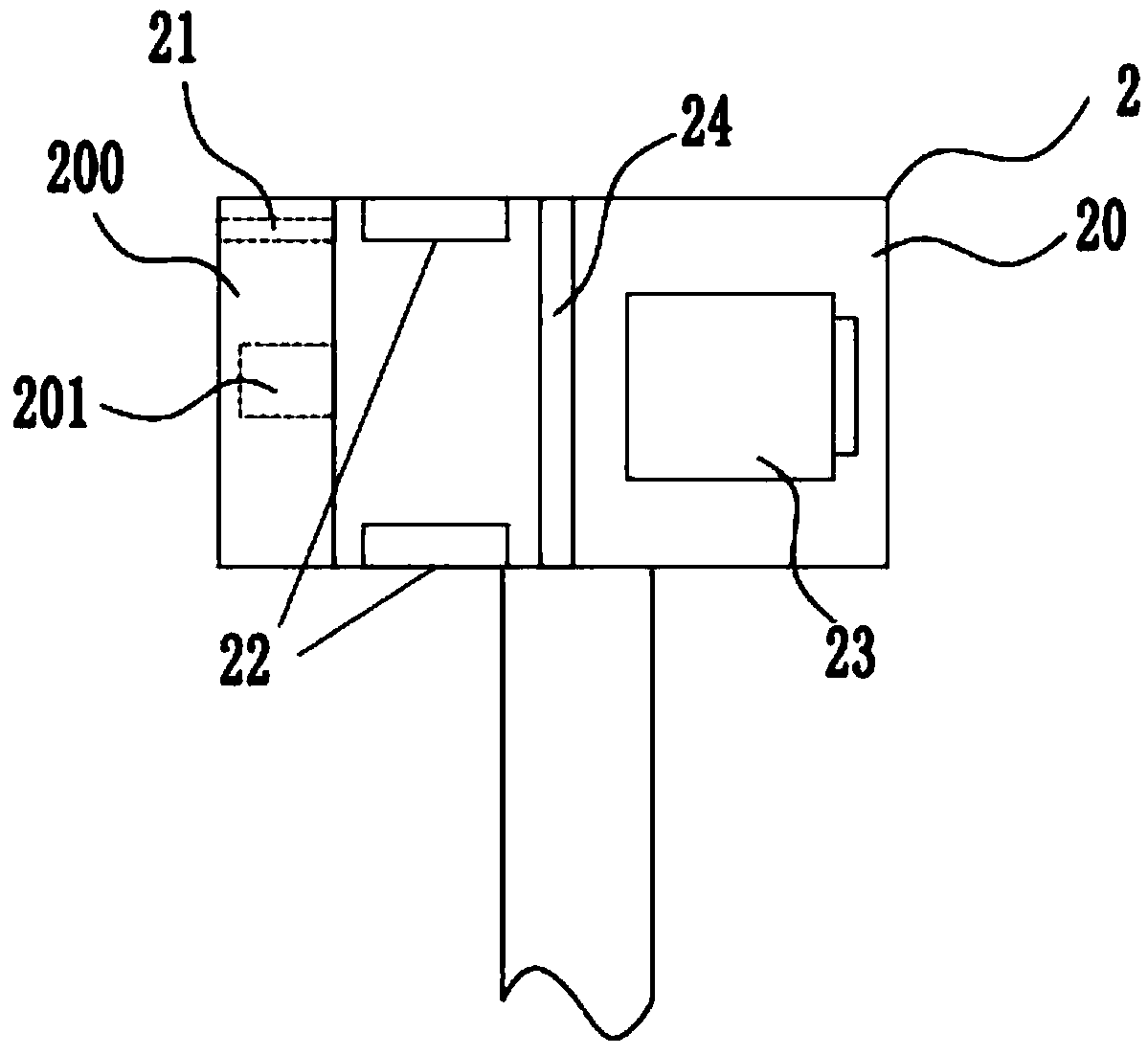 Medical assistant examination device used before ophthalmic surgery