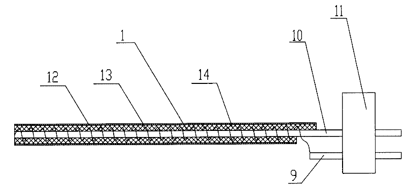 Sensor capable of continuously measuring ablation