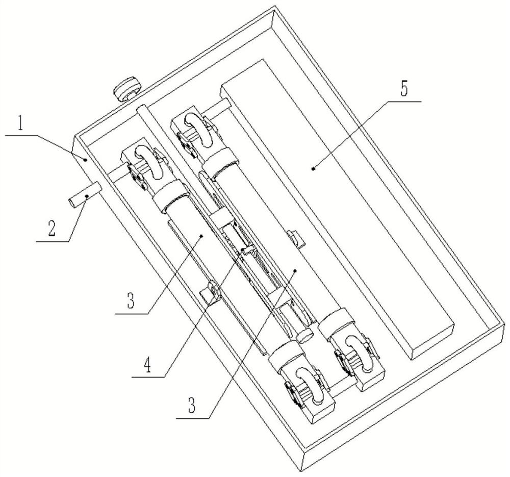 Gas concentration detection box in coal mine tunnel