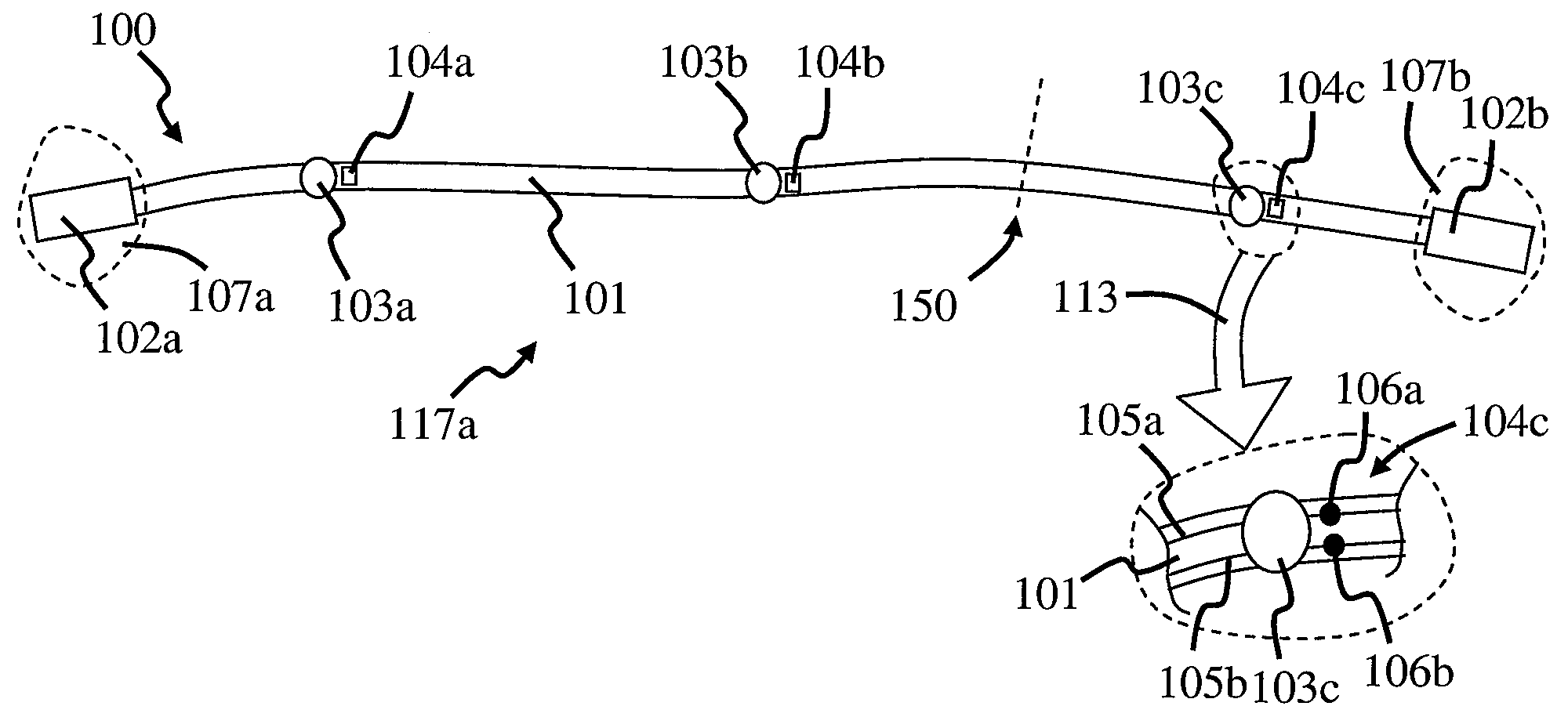 Networking cable with lighting system for cable tracing