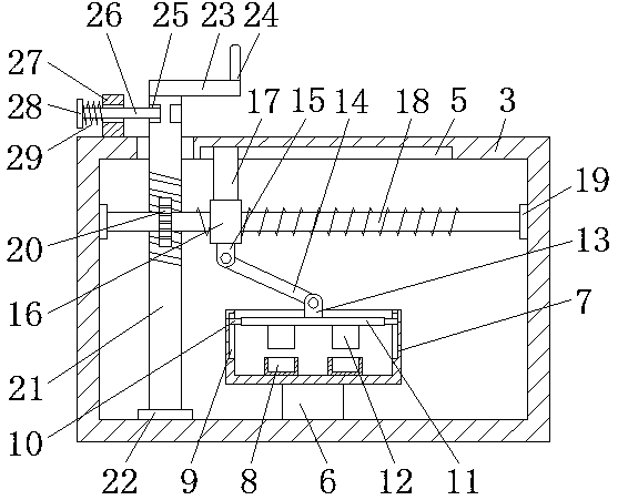 AC motor in tight connection with wire