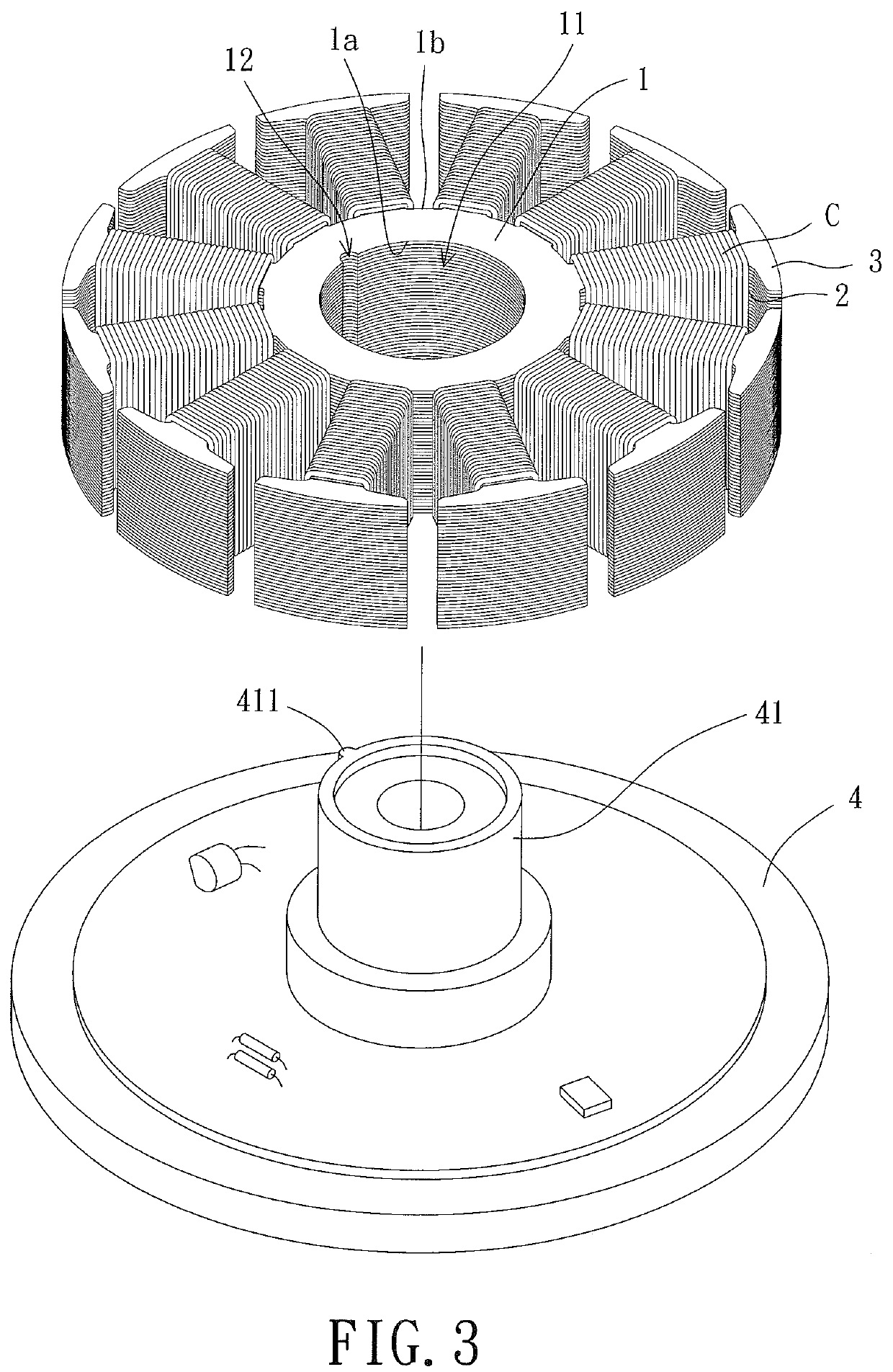 Silicon steel plate of the outer-rotor motor