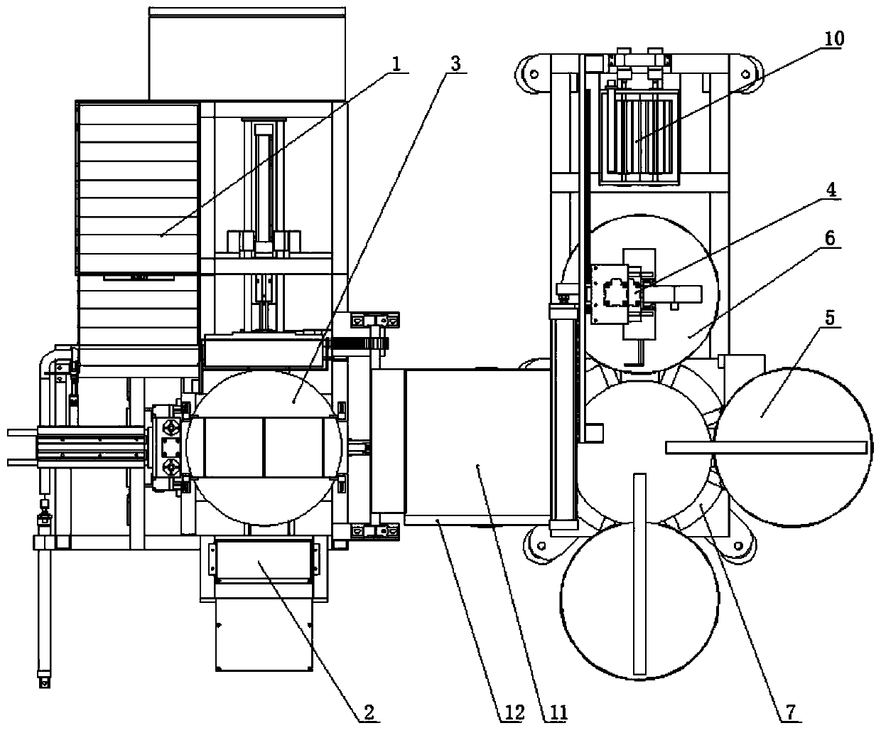 Rotary Chinese hamburger machine