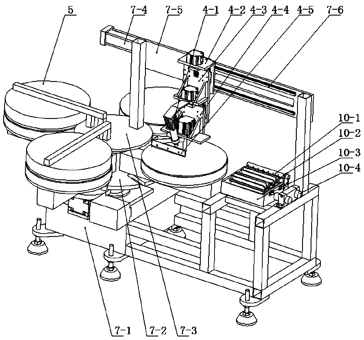 Rotary Chinese hamburger machine