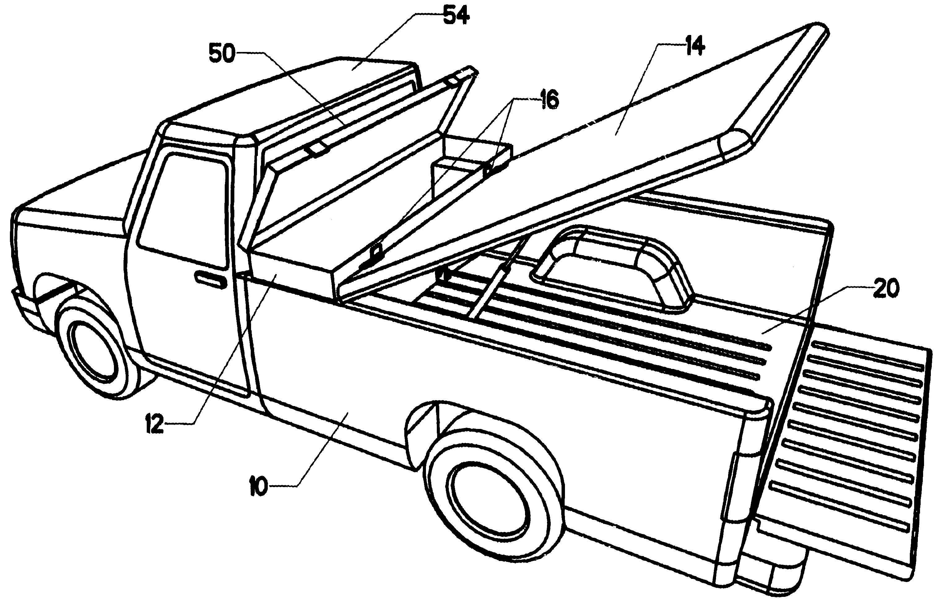 Pickup truck bed cover