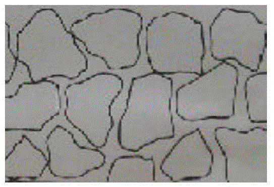 Mixture for constructing emulsified asphalt and dilute slurry mixture bituminous penetration road