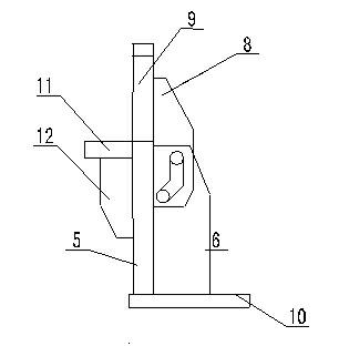 Method for designing support on rear-axle bogie used for coach chassis assembling line