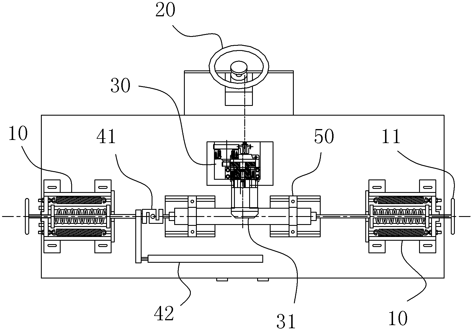 Platform frame for steering-by-wire experiments