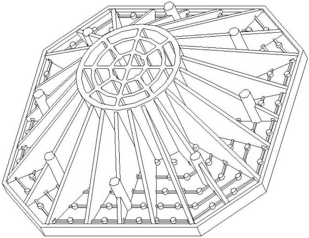 Casting method for extension tabletop of vibration instrument