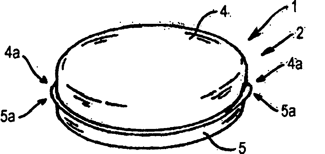 Funnel element for mocha provided with perforation means and cartridge therefor