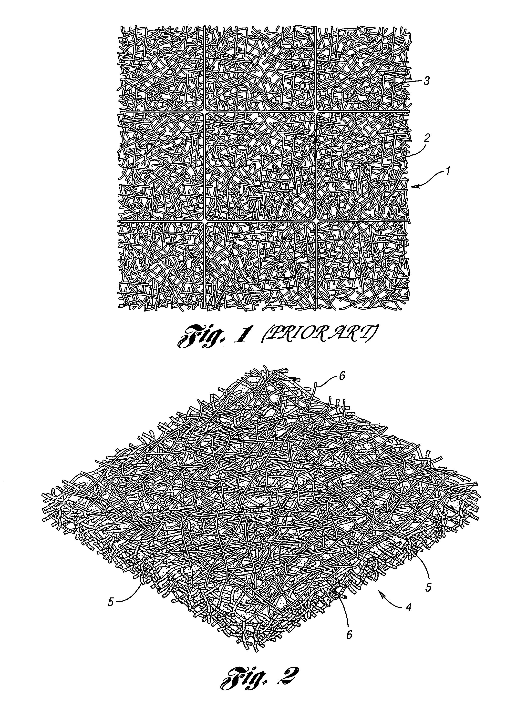 Netless fiber mulch mats bound with bicomponent fibers