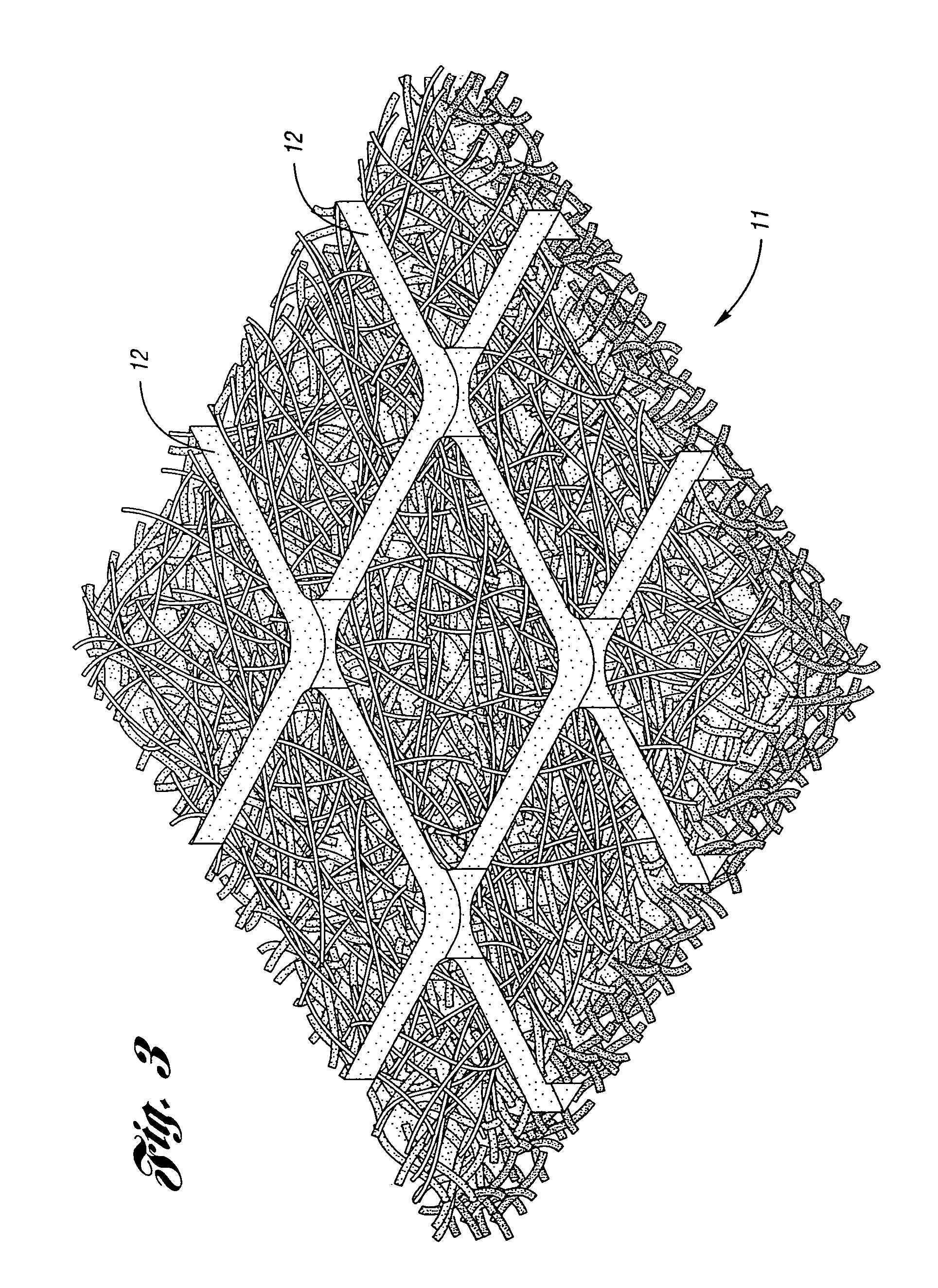 Netless fiber mulch mats bound with bicomponent fibers