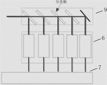 Laser ultrasonic excitation and detection system as well as detection method using same