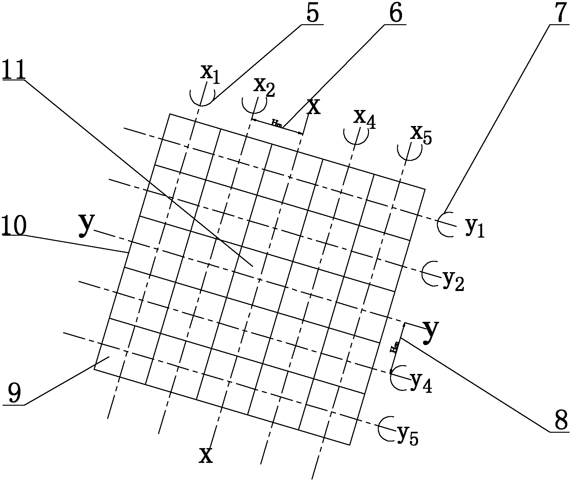 Array type lens group directional reflex control system