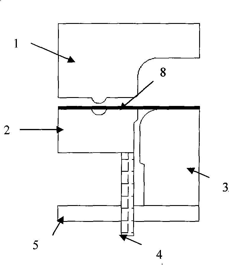 Method for using balance post rod in drawing process for machining high-tension material asymmetrical component