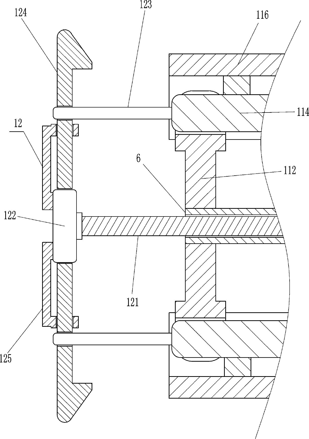 Clamping equipment for assistive bundling of steel bar rings