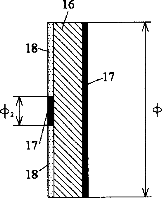 Method and system for imaging interference photoetching adopting white laser