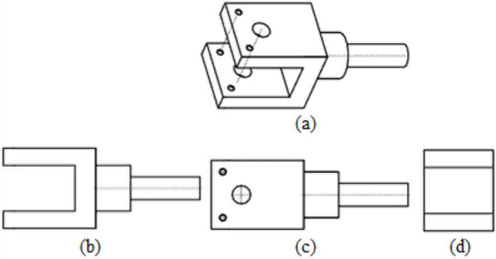 Thermal mechanical fatigue test system and method for performing hollow turbine blade superposed high-cycle vibration