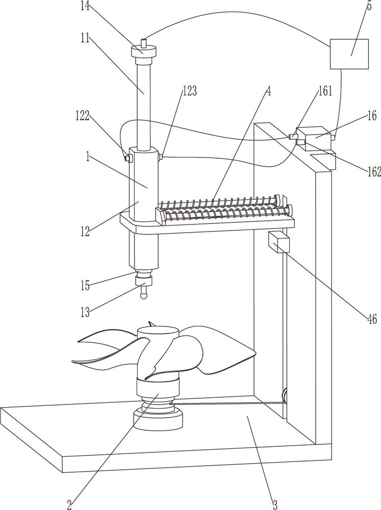 Device for producing ship propeller