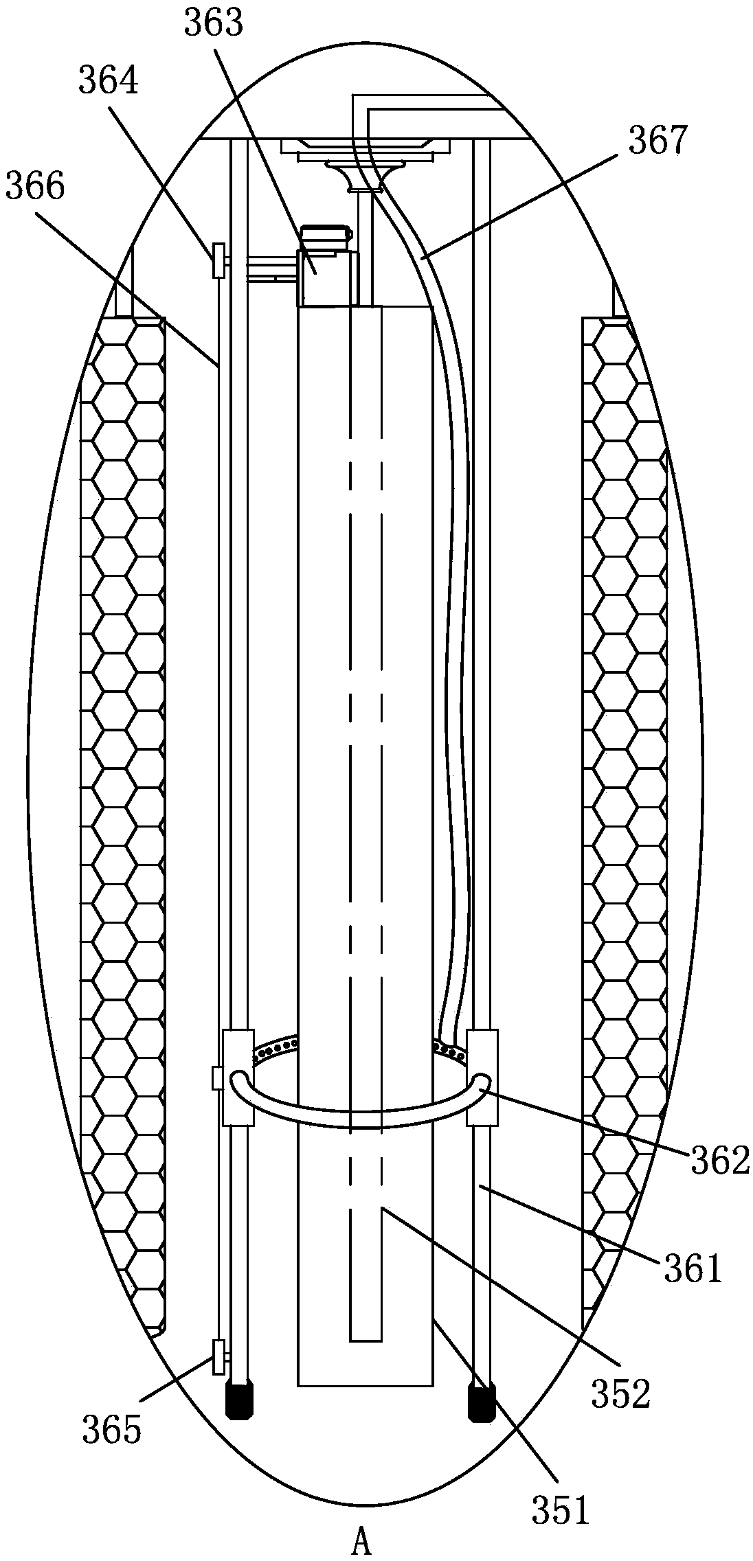 Domestic sewage treatment device and method for treating sewage by utilizing same