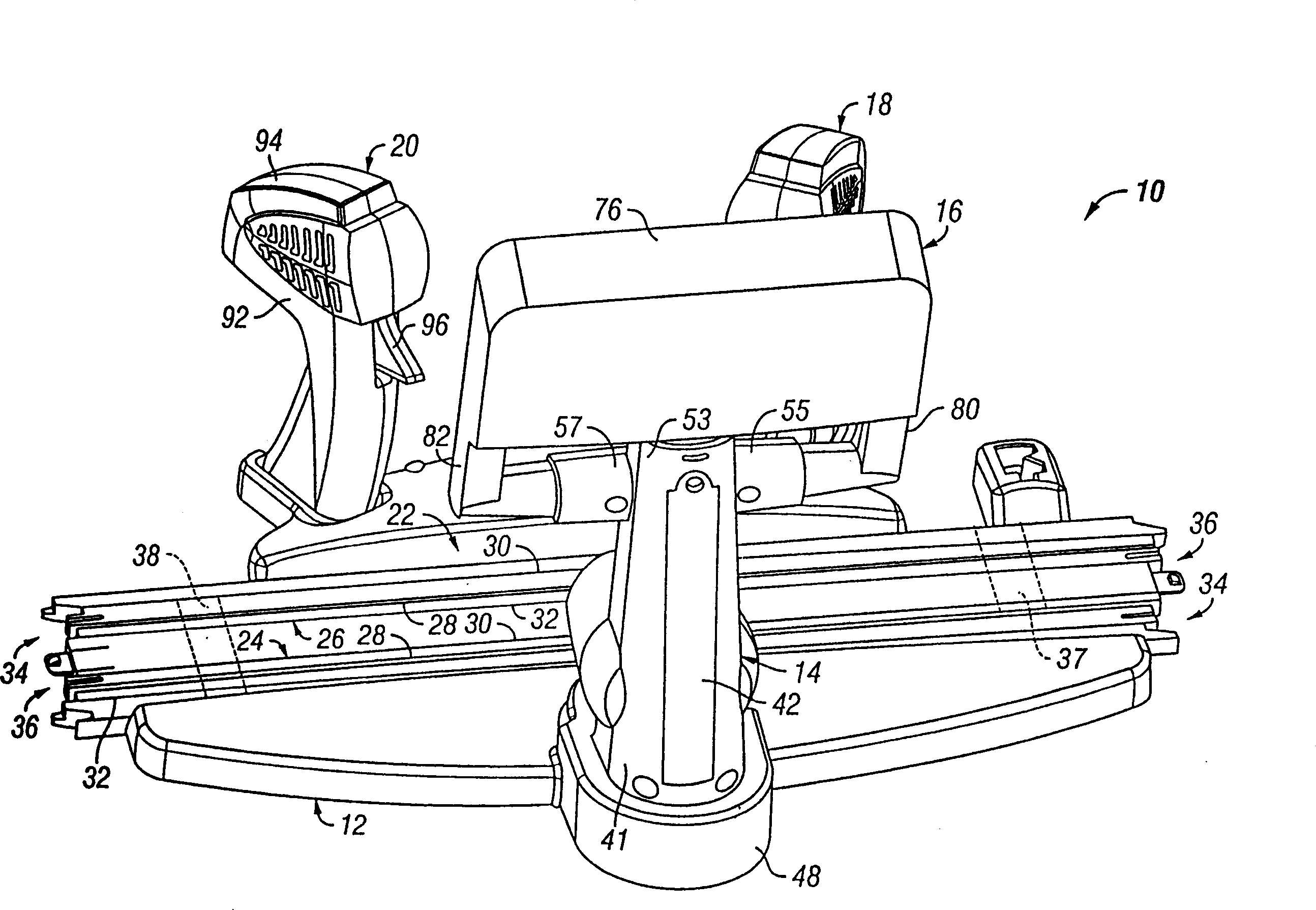 Electrically controlled competitive game system with information and control center