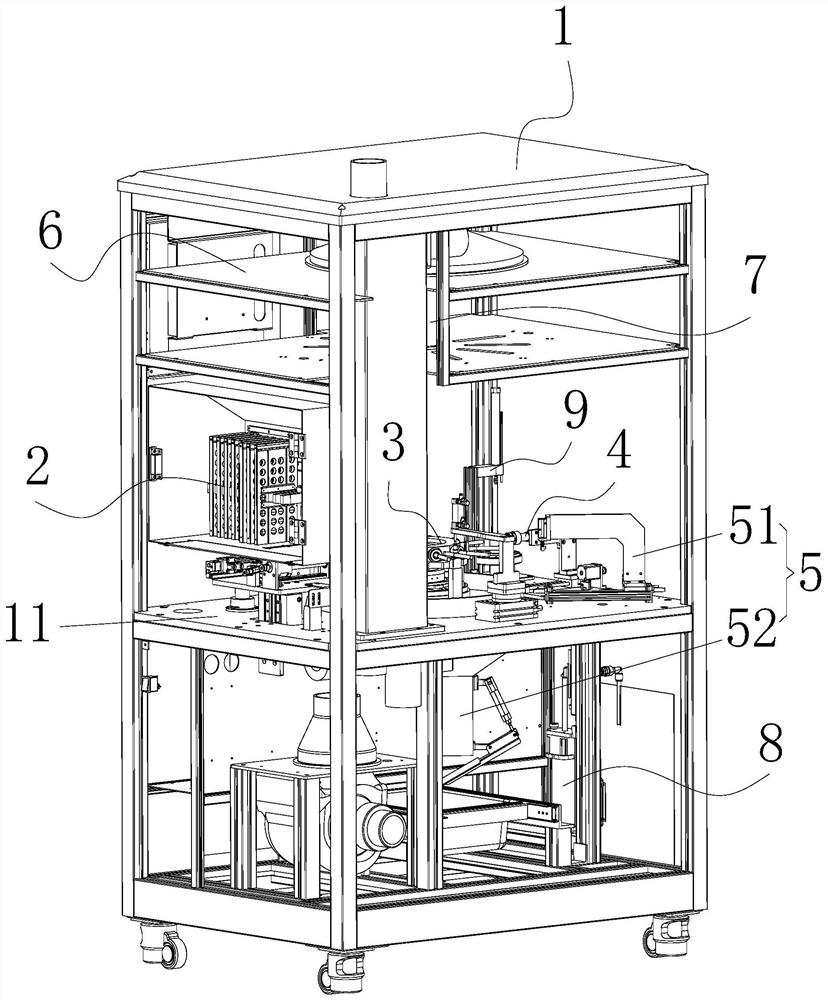 Cigarette free combustion speed testing device