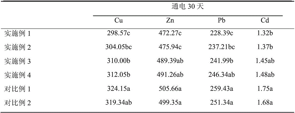 Method for repairing heavy metal soil through sedum alfredii hance with assistance of alternating current electric field