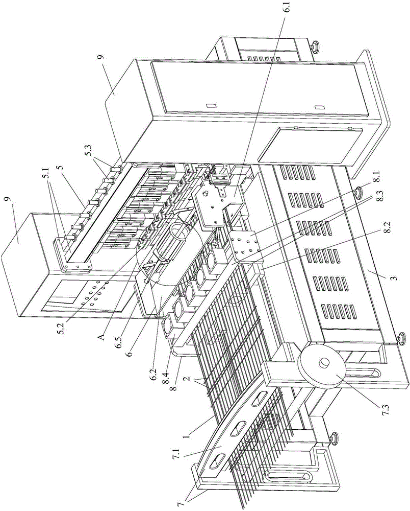 Automatic network-arranging welding equipment