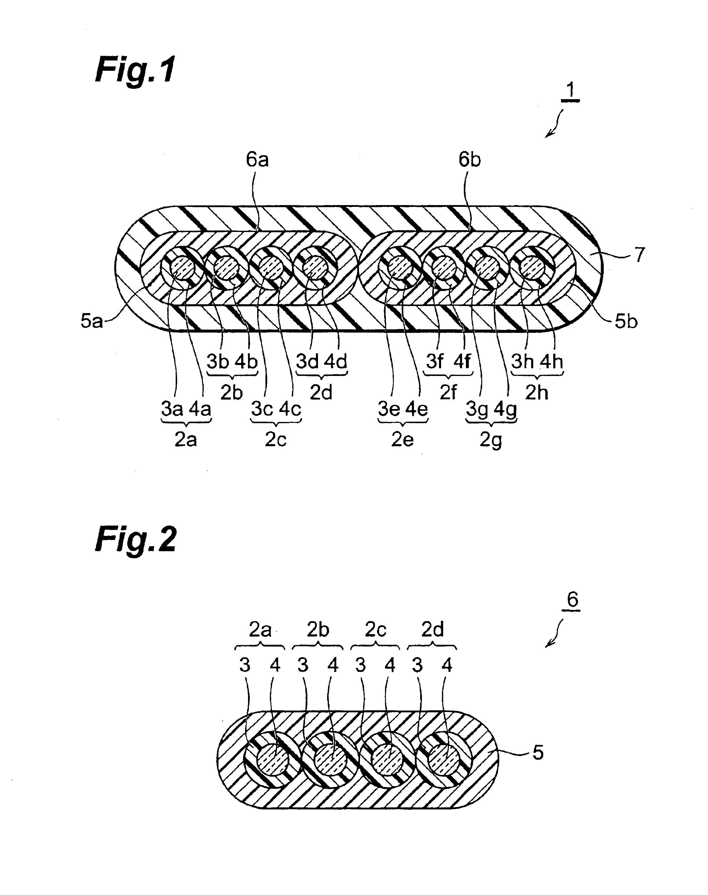 Split type optical fiber tape core