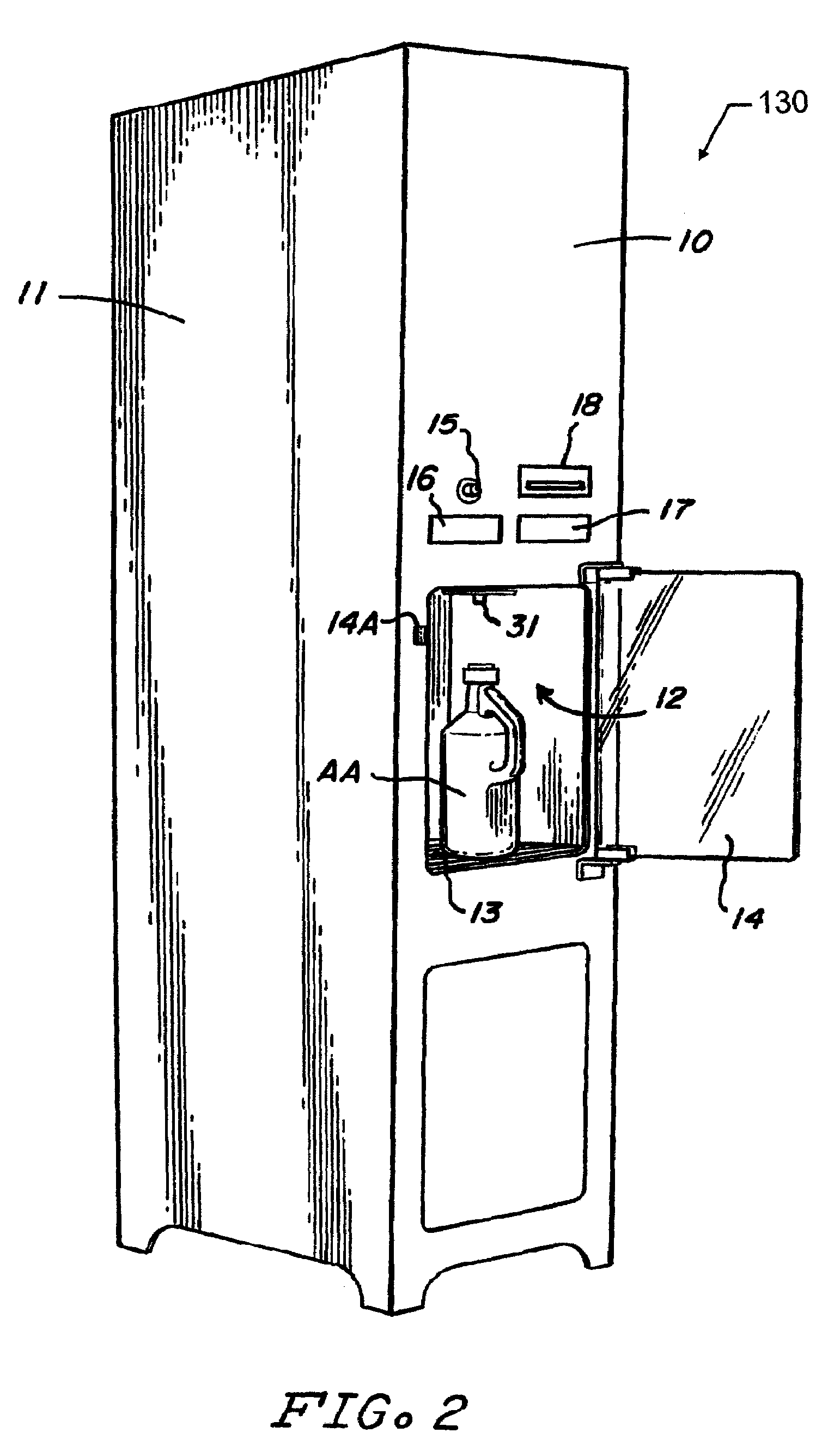 Method and apparatus for vending a containerized liquid product utilizing an automatic self-service refill system