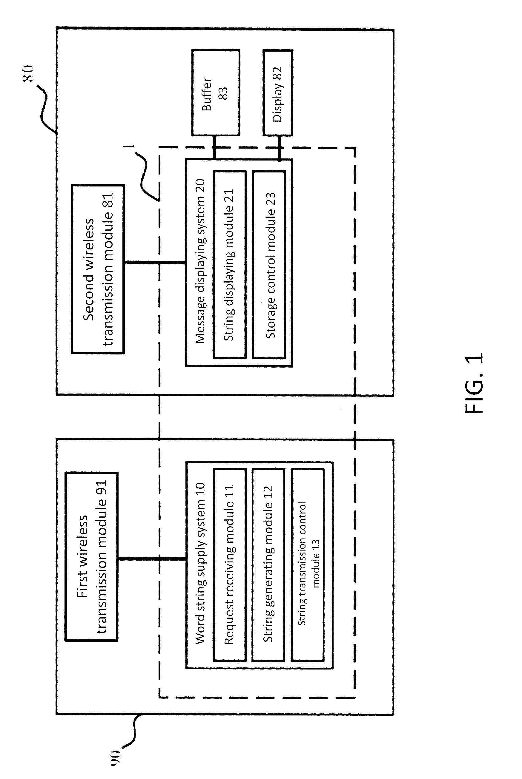 Information supply method and system, and word string supply system